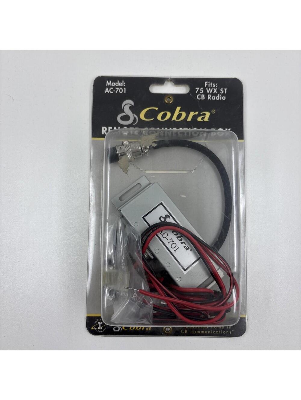 NEW OLD STOCK Cobra AC-701 Remote Connection Box Fits 75 WX ST CB Radio BOX